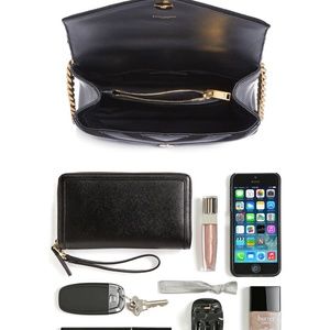 YSL Women's Black Medium College Patchwork